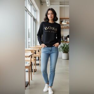 Hugo Boss Black Crewneck Sweater Premium Design